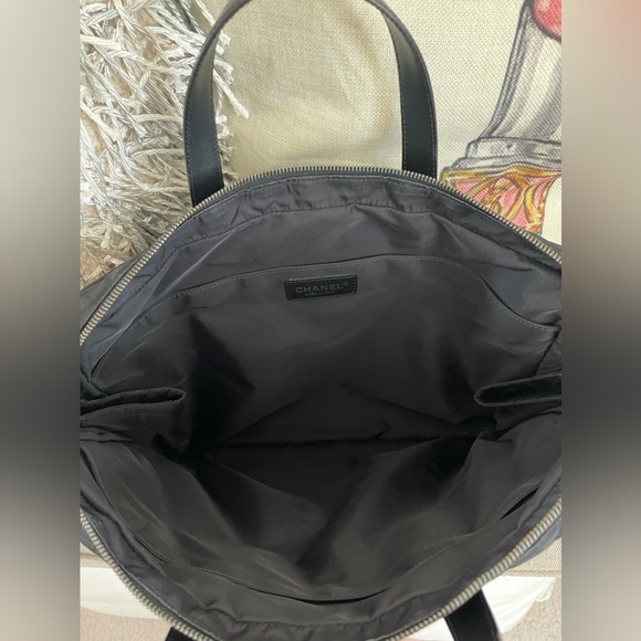 āļøCOAāļø CHANEL New Travel-Line Laptop Case W/D- RingsāļøGORGEOUS & Very Cleanāļø - Picture 6 of 17